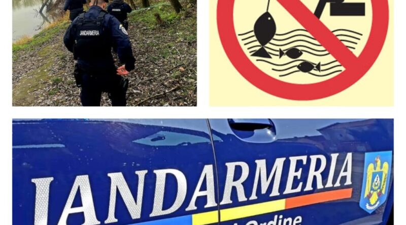 Jandarmii, ”cu ochii” pe pescari; motivul: perioada de prohibiție!
