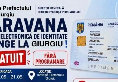 Caravana Cărții Electronice de Identitate ajunge în județul Giurgiu; calendarul deplasărilor în 23 de localități
