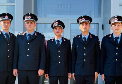 Început de drum pentru cinci tineri pompieri la ISU Giurgiu