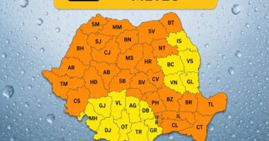 Încă o atenționare de la meteorologi…