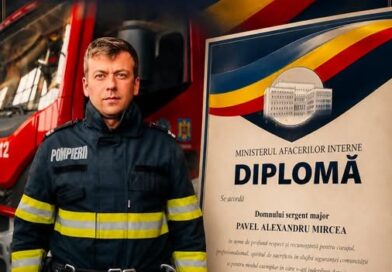 Diplomă specială pentru un pompier giurgiuvean