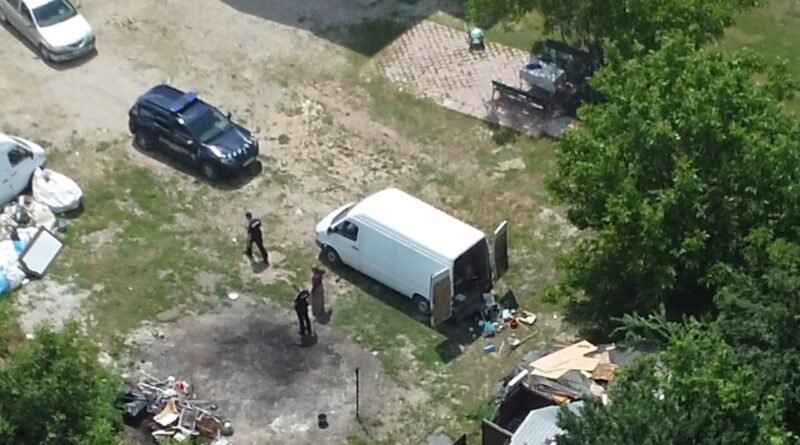 Monitorizare cu drone la Bolintin Vale; motivul: focurile aprinse în miez de noapte în localitate
