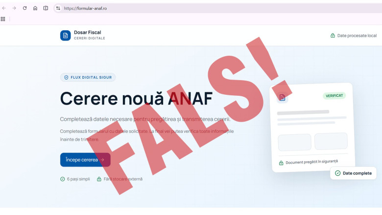 Atenționare ANAF: Au apărut, din nou, tentative de fraude în numele instituției