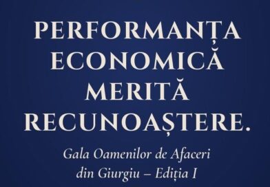 Premieră pentru mediul de afaceri local: Gala Oamenilor de Afaceri Giurgiu
